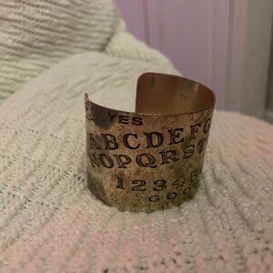 Silver Ouija Board Cuff